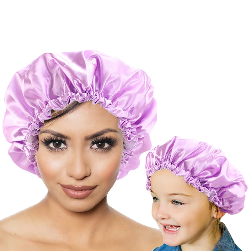 New Waterproof Bath Use Hair Cover Mother Matching Double Layer Bathing Hat Salon Make Up Thick Mommy And Me Shower Caps
New Waterproof Bath Use Hair Cover Mother Matching Double Layer Bathing Hat Salon Make Up Thick Mommy And Me Shower Caps