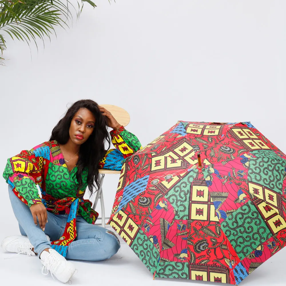 2021 Daily Accessories Spring New Trend African Ankara Print Folding Umbrella, Customized color
2021 Daily Accessories Spring New Trend African Ankara Print Folding Umbrella, Customized color