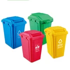 Plastic 30L recycling bin household trash can