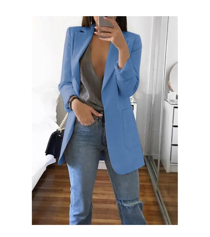 2021 summer oversized mujer plus size casual ensemble blazers ladies women femme, Brown
2021 summer oversized mujer plus size casual ensemble blazers ladies women femme, Brown