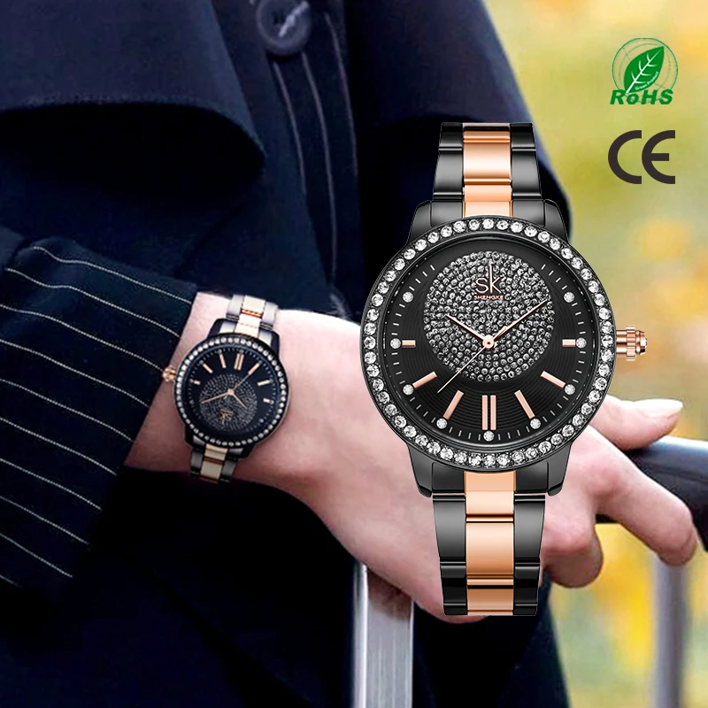 SHENGKE Brand Private Label K0075L Women Luxury Iced Out Diamond Dial Minimalist Custom Logo Quartz Watch Office Lady Handwatch
SHENGKE Brand Private Label K0075L Women Luxury Iced Out Diamond Dial Minimalist Custom Logo Quartz Watch Office Lady Handwatch