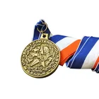 Cheap vintage die casting gold sports 3d trophy metal factory medal