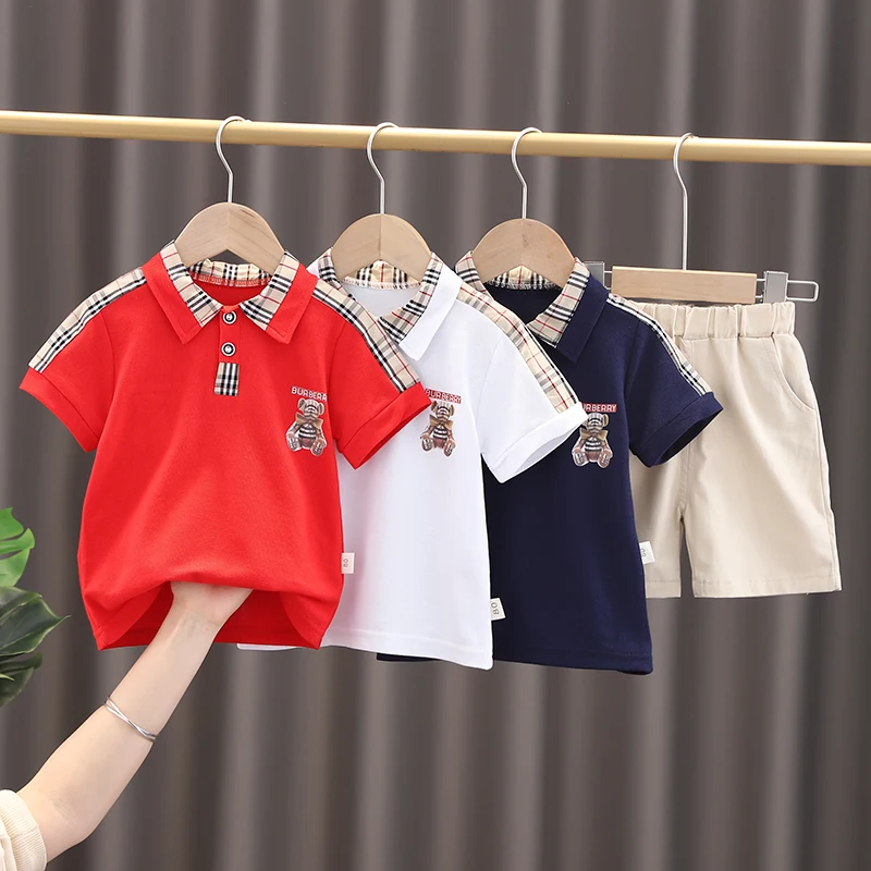 Baby Boy Clothes Suits 2021 Summer Kids Clothes Sets T Shirt+Pants Suit Clothing Set Printed Clothes with collar
Baby Boy Clothes Suits 2021 Summer Kids Clothes Sets T Shirt+Pants Suit Clothing Set Printed Clothes with collar