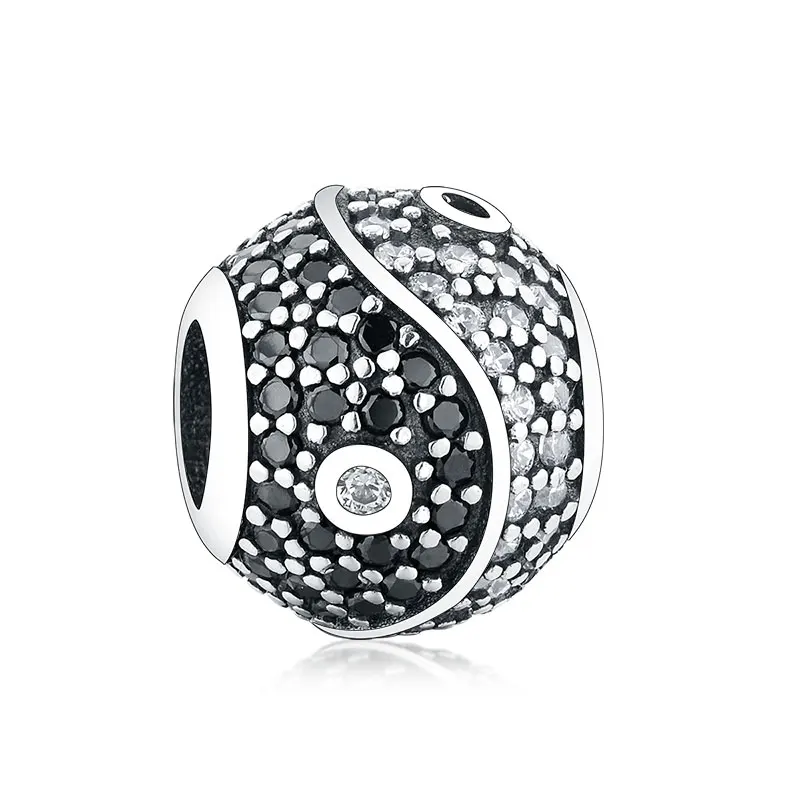 Hot Sales Wholesale Authentic 925 Sterling Silver Classic Tai Chi Beads Charm For Bracelet Necklace Jewelry Making
Hot Sales Wholesale Authentic 925 Sterling Silver Classic Tai Chi Beads Charm For Bracelet Necklace Jewelry Making