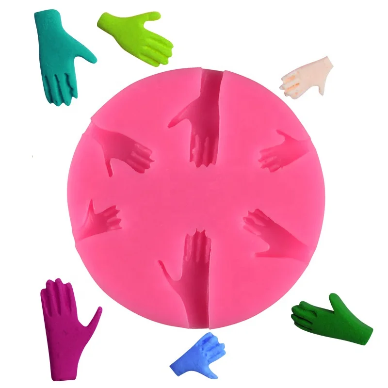 5 hand palms bakery and pastry accessories white cake fondant silicone mold biscuit craft, As picture
5 hand palms bakery and pastry accessories white cake fondant silicone mold biscuit craft, As picture