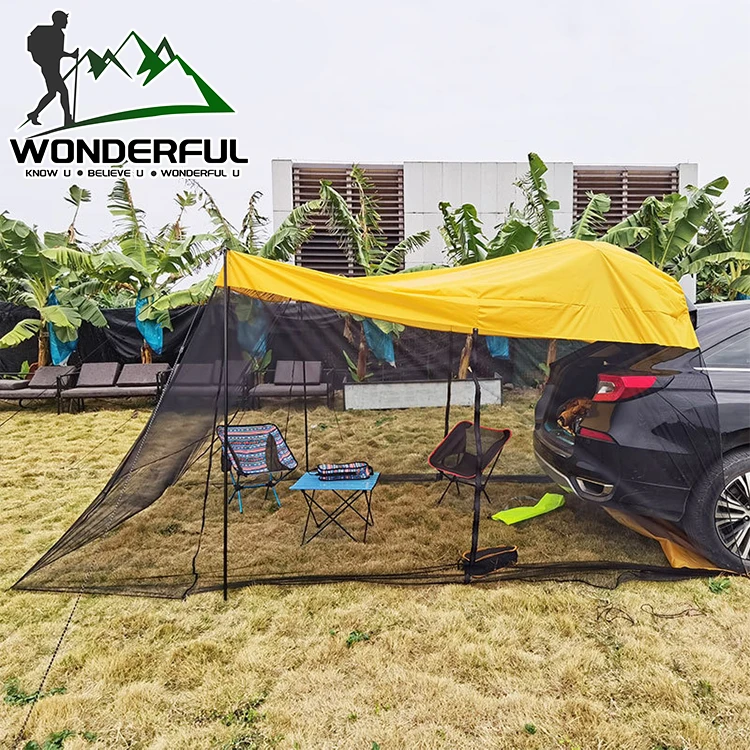 Modern Style Camping Portable Outdoor Waterproof Shelter Travel Sunshade Extension SUV Car Rear Tent With Mesh
Modern Style Camping Portable Outdoor Waterproof Shelter Travel Sunshade Extension SUV Car Rear Tent With Mesh