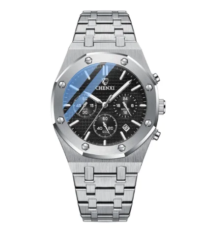 CHENXI Fashion Business Men Gift Watch Top Luxury Brand Quartz Watch Men Stainless Steel Waterproof Wristwatch Relogio, 5 colors
CHENXI Fashion Business Men Gift Watch Top Luxury Brand Quartz Watch Men Stainless Steel Waterproof Wristwatch Relogio, 5 colors