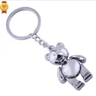 Hot Selling Cheap Price Fast Delivery 100% Silicone crystal teddy bear keychain Manufacturer China