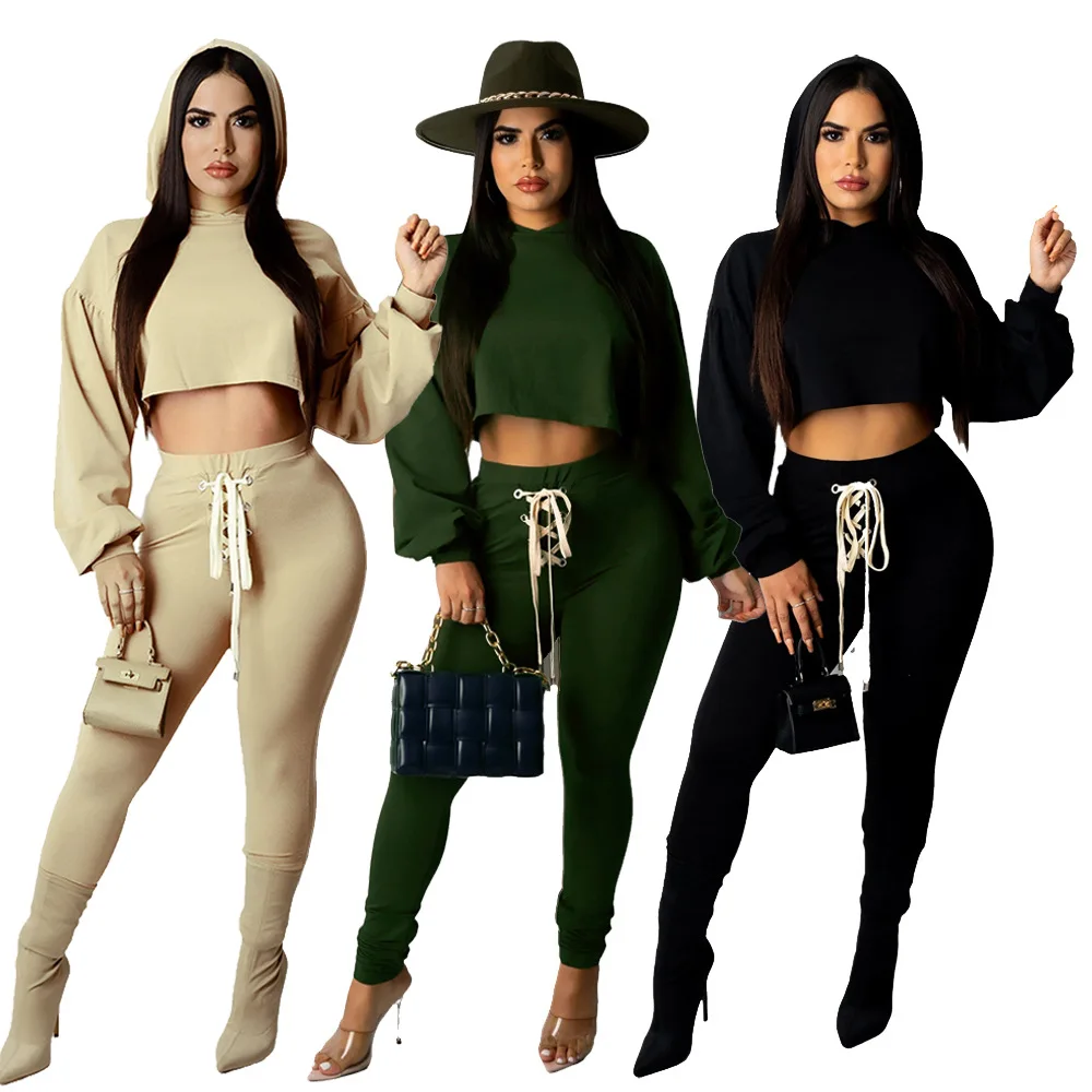 Explosive features autumn and winter drawstring trousers long-sleeved ladies casual suit, Shown
Explosive features autumn and winter drawstring trousers long-sleeved ladies casual suit, Shown
