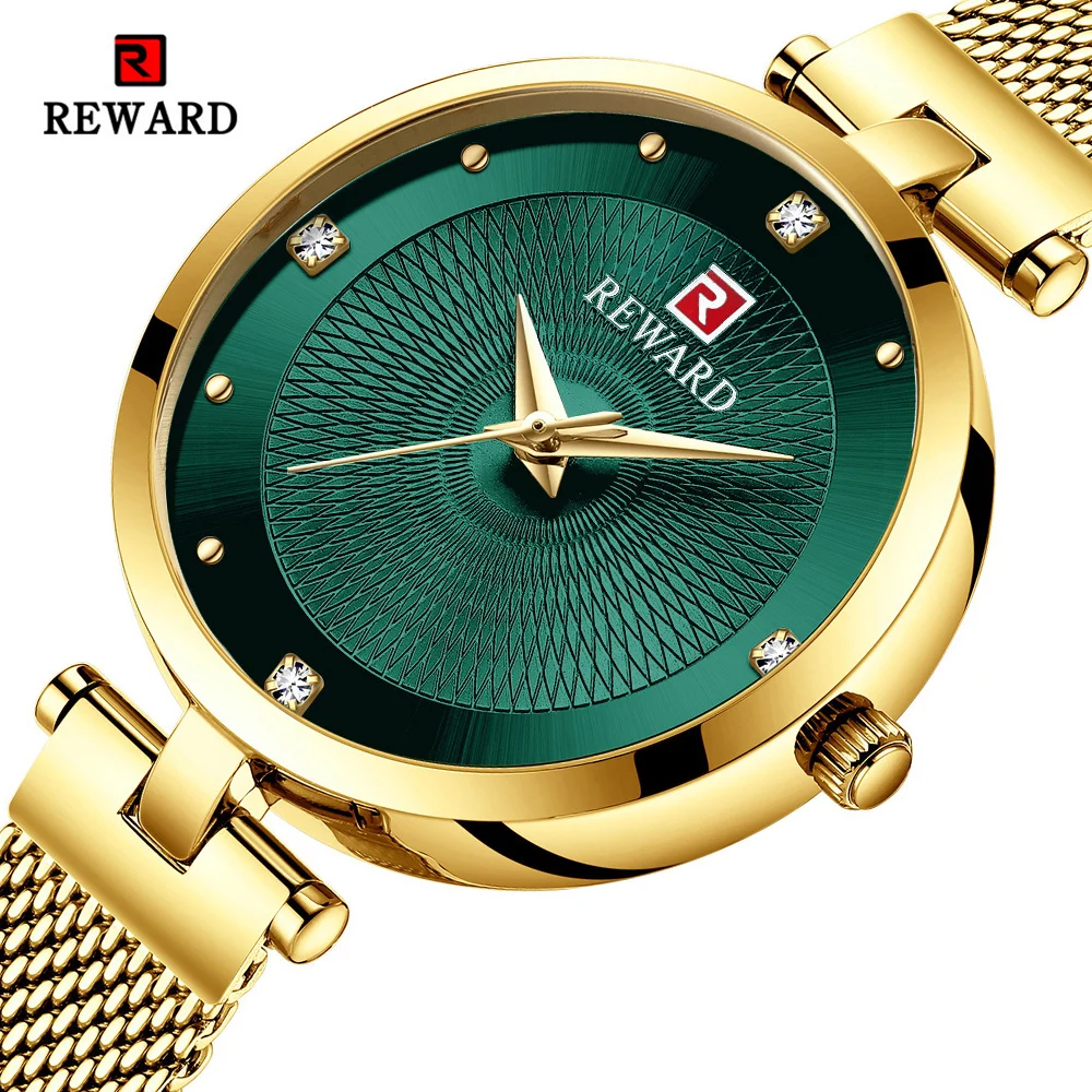 REWARD RD22006L Women Watch Quartz Mesh belt Ladies Dress Waterproof Clock Reloj Mujer Fashion Diamond Golden Watches Female
REWARD RD22006L Women Watch Quartz Mesh belt Ladies Dress Waterproof Clock Reloj Mujer Fashion Diamond Golden Watches Female