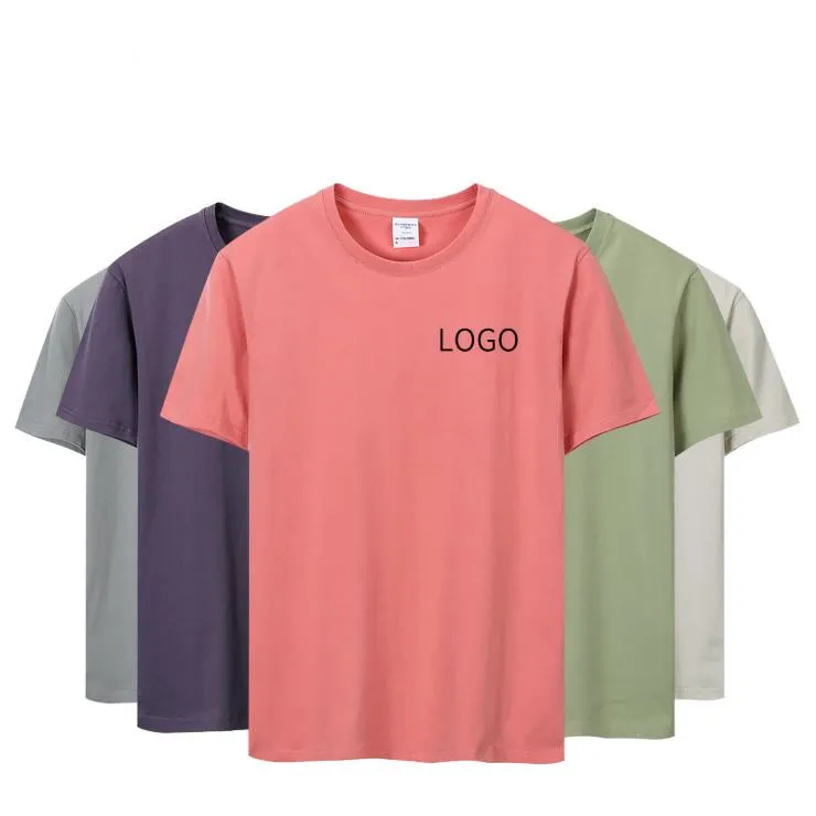 240g 17 Colors Women Custom Logo Printing Solid Color Tee Shirts Men Quick-dry O- Neck Short Sleeve T-shirt Blanks 100% Cotton
240g 17 Colors Women Custom Logo Printing Solid Color Tee Shirts Men Quick-dry O- Neck Short Sleeve T-shirt Blanks 100% Cotton