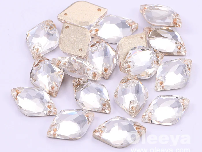 Factory Direct Sale Best Quality Shiny K9 Glass Sewing Strass Crystal AB Sew on Rhinestones for Dance Dresses