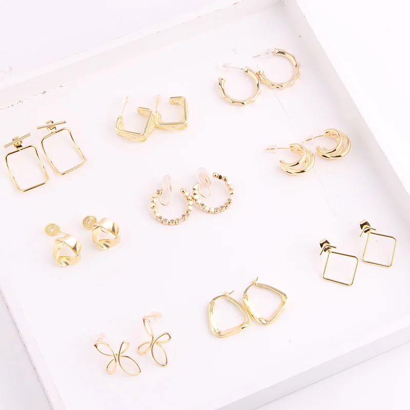 New Arrival S925 silver needle Stainless Steel Jewelry Charm Diamond 18k Gold Plated Brass Earrings for Women Gift hoop Earrings, Picture shows
New Arrival S925 silver needle Stainless Steel Jewelry Charm Diamond 18k Gold Plated Brass Earrings for Women Gift hoop Earrings, Picture shows