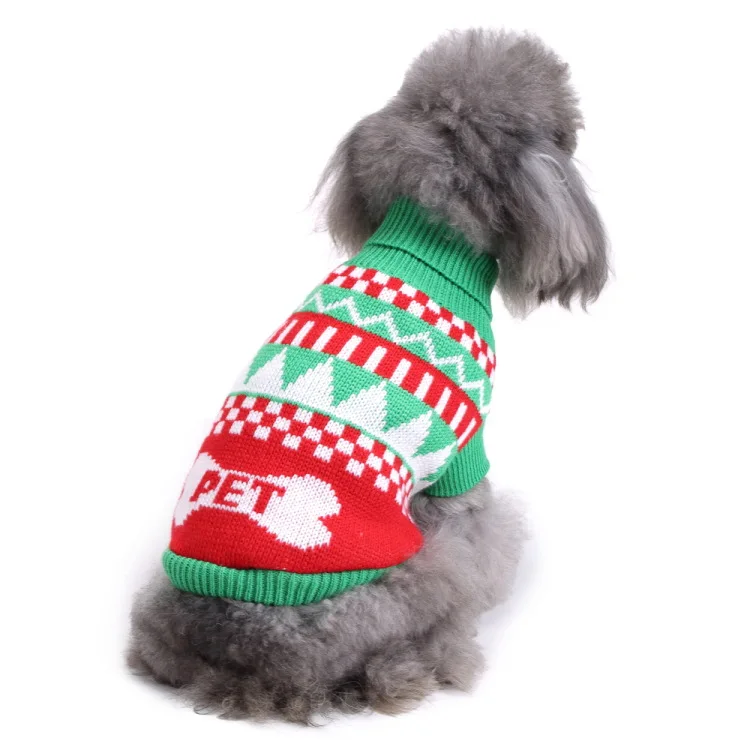 Warm Knitted Turtleneck Sweater Knitwear Pet Clothes Logo Dog Costume Customized Dog Clothes, Red, green
Warm Knitted Turtleneck Sweater Knitwear Pet Clothes Logo Dog Costume Customized Dog Clothes, Red, green
