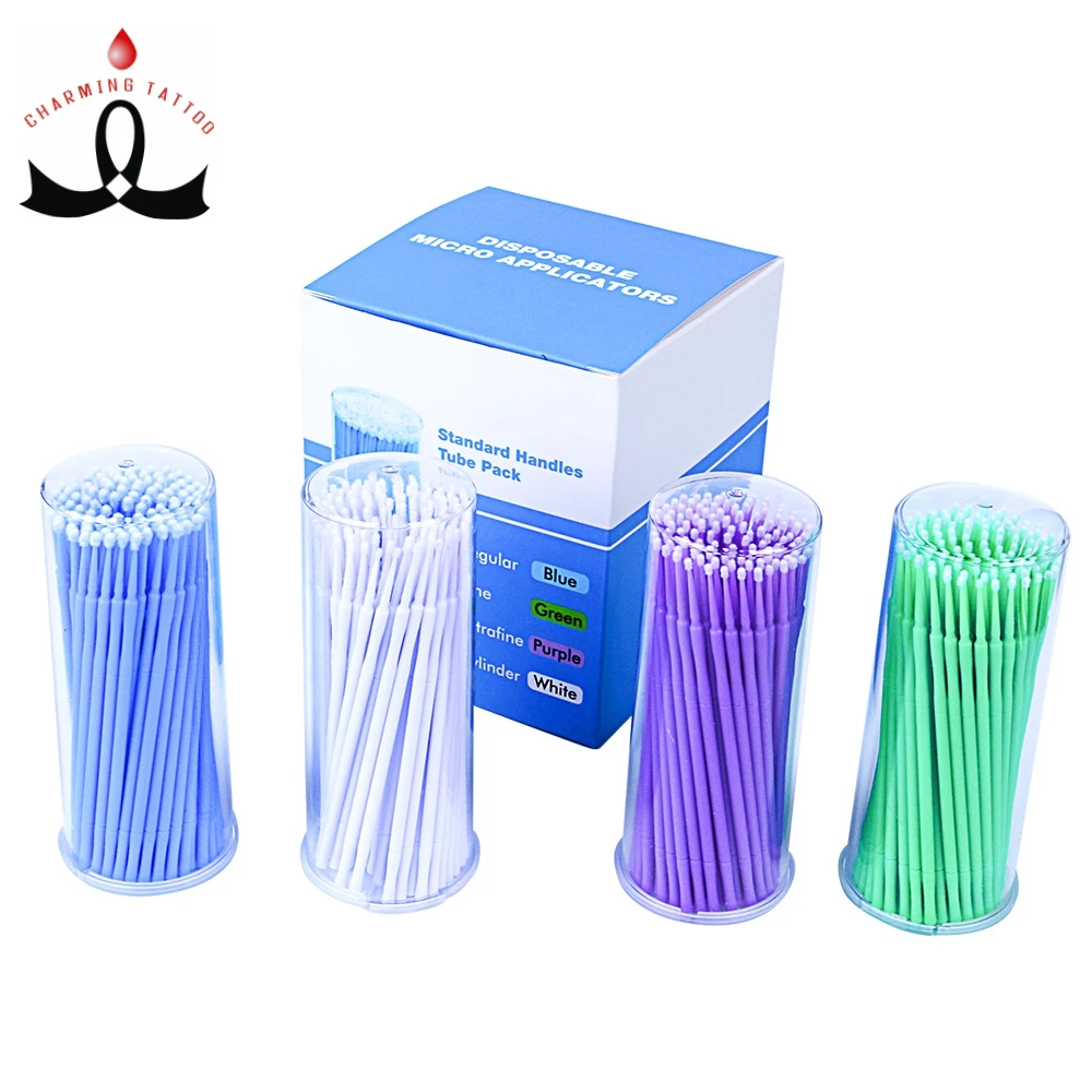 Plastic Microbrush Purple Green White Blue Disposable Permanent Makeup Disinfection Cleaning
Plastic Microbrush Purple Green White Blue Disposable Permanent Makeup Disinfection Cleaning