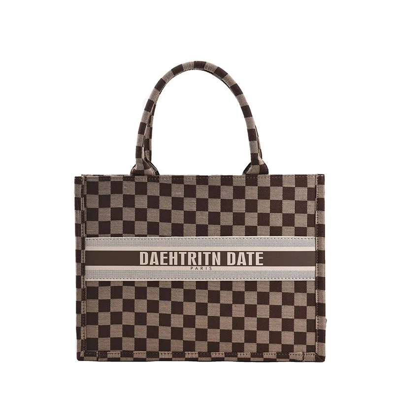 Autumn winter checkered fashion shopping bag large capacity tote bag work women's bag checkerboard women's handbag, Customized color
Autumn winter checkered fashion shopping bag large capacity tote bag work women's bag checkerboard women's handbag, Customized color