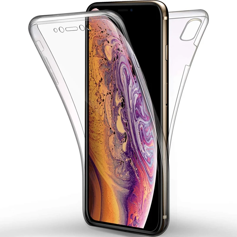 360 Degree Full Body Clear Phone Case For iPhone 8 6S 5 7 Plus Soft Silicone Tpu Cover For iPhone 12 11Pro Max XR X Double Cover
360 Degree Full Body Clear Phone Case For iPhone 8 6S 5 7 Plus Soft Silicone Tpu Cover For iPhone 12 11Pro Max XR X Double Cover