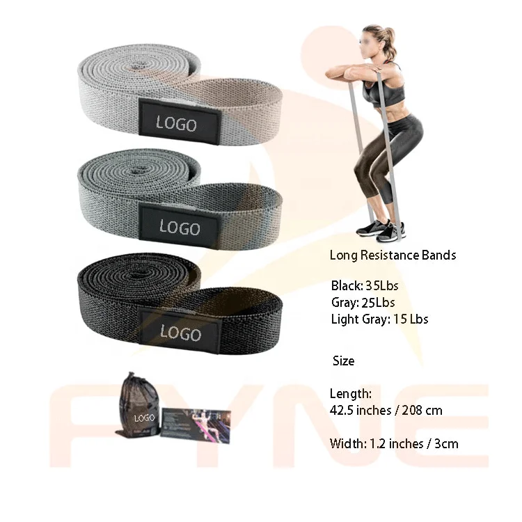 Factory Price Wholesale Yoga Exercise Resistance Bands 2020MM Custom Printed Logo Long Loop Resistance Bands, Green,pink,purple,grey,light grey,black 
Factory Price Wholesale Yoga Exercise Resistance Bands 2020MM Custom Printed Logo Long Loop Resistance Bands, Green,pink,purple,grey,light grey,black