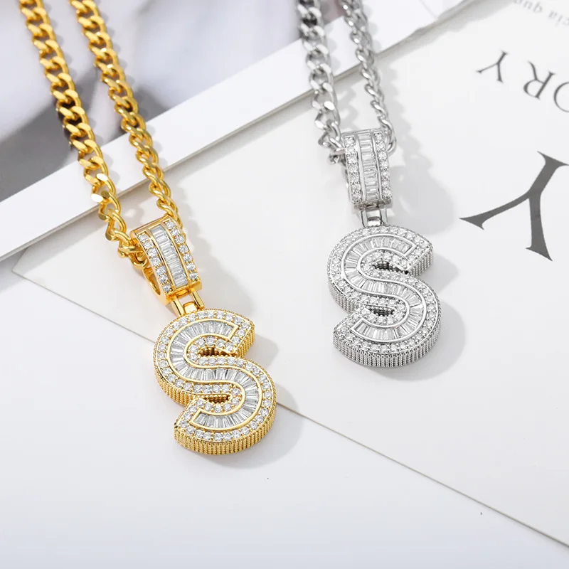 High Quality Customized CZ Stone 26 Initial Alphabet A-Z Letter Personalized Brass Letter Pendant 18k Gold Plated Necklace
High Quality Customized CZ Stone 26 Initial Alphabet A-Z Letter Personalized Brass Letter Pendant 18k Gold Plated Necklace