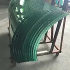 25mm Windows Curved Hot Bent Tempered Glass for Facade Curtain Wall