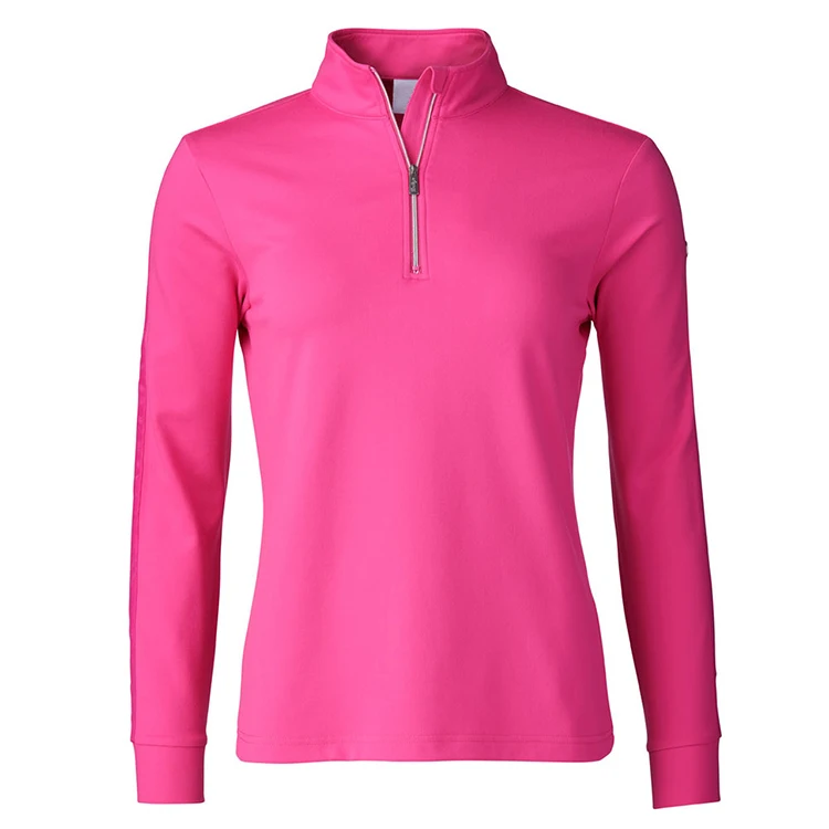 Wholesale quick dry sportswear stand collar long sleeve ladies shirt custom half zip women golf shirt, Customized color
Wholesale quick dry sportswear stand collar long sleeve ladies shirt custom half zip women golf shirt, Customized color
