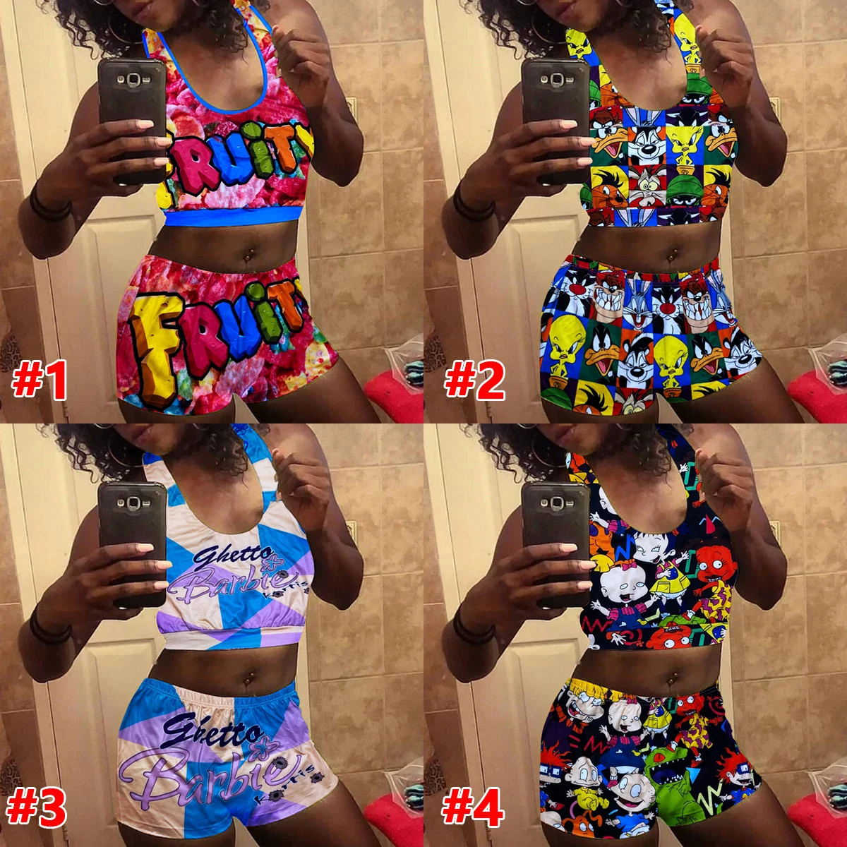ORD9337 Sexy print women clothing vest shorts two piece short set yoga pant suit 2 piece short set women 2021, Color1,2,3,4
ORD9337 Sexy print women clothing vest shorts two piece short set yoga pant suit 2 piece short set women 2021, Color1,2,3,4