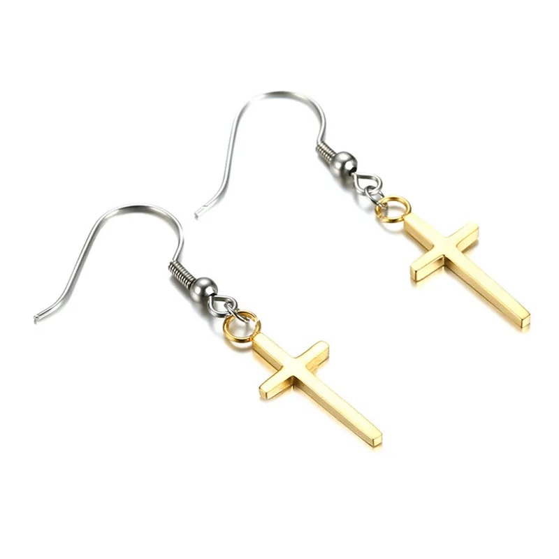 Fashion accessories women earrings jewelry stainless steel dubai gold cross hook drop earrings
Fashion accessories women earrings jewelry stainless steel dubai gold cross hook drop earrings