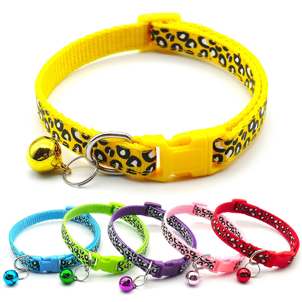 ins Cute Pet Collar Leopard Print 1.0 cm Cat Necklace Bells Soft Adjustable Luxury Dog Collar
ins Cute Pet Collar Leopard Print 1.0 cm Cat Necklace Bells Soft Adjustable Luxury Dog Collar