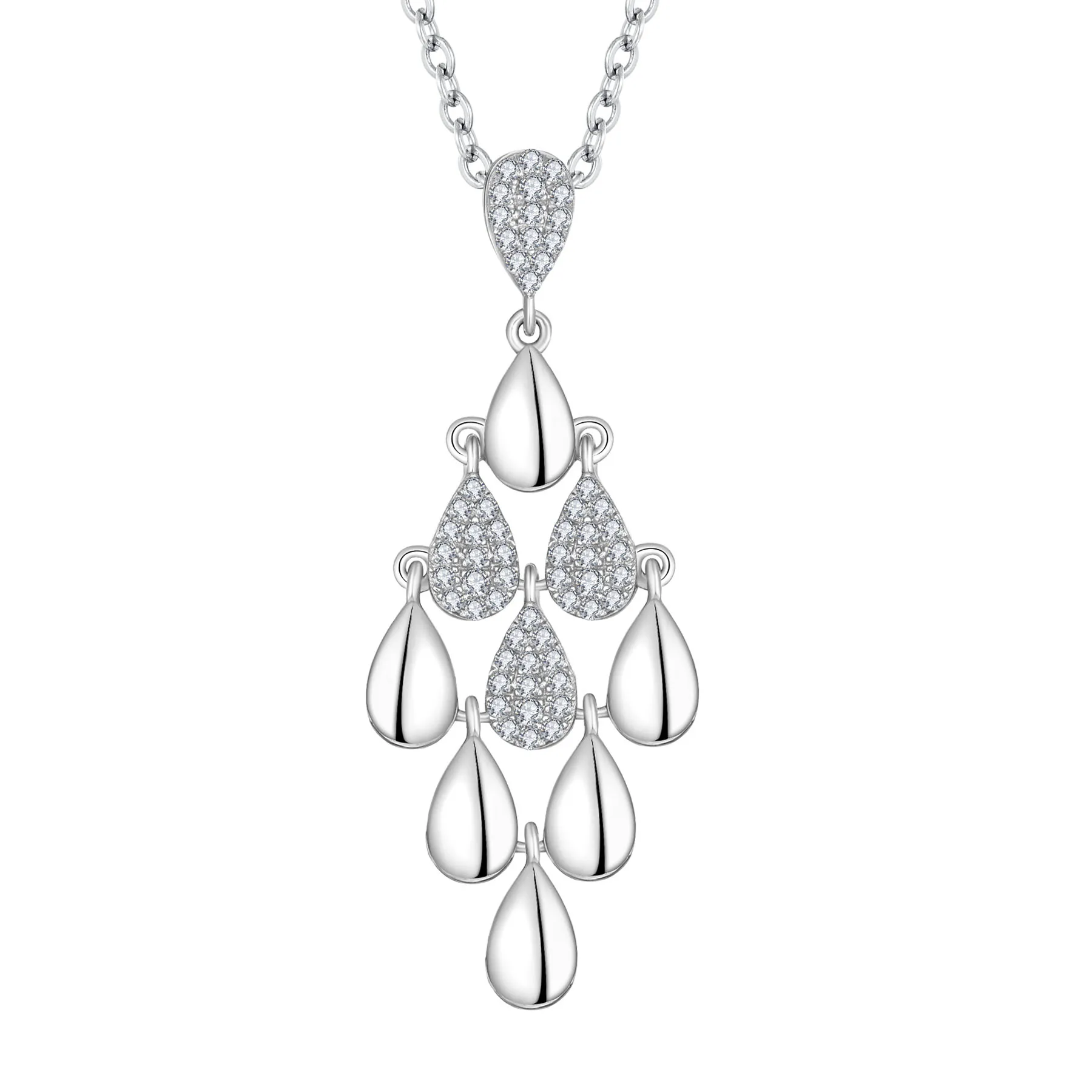New Simple Design 925 Sterling Silver Water Drop Pendant Necklaces charm Link Chains Stone Necklace For Women
New Simple Design 925 Sterling Silver Water Drop Pendant Necklaces charm Link Chains Stone Necklace For Women