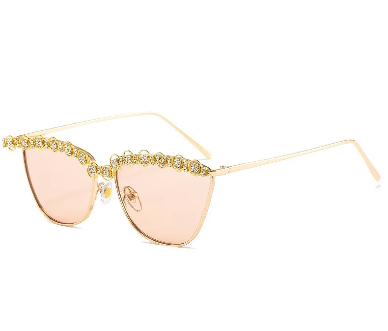 2021 fashion design chain Sunglasses cat eye personality luxury Frameless diamond sunglasses women
2021 fashion design chain Sunglasses cat eye personality luxury Frameless diamond sunglasses women