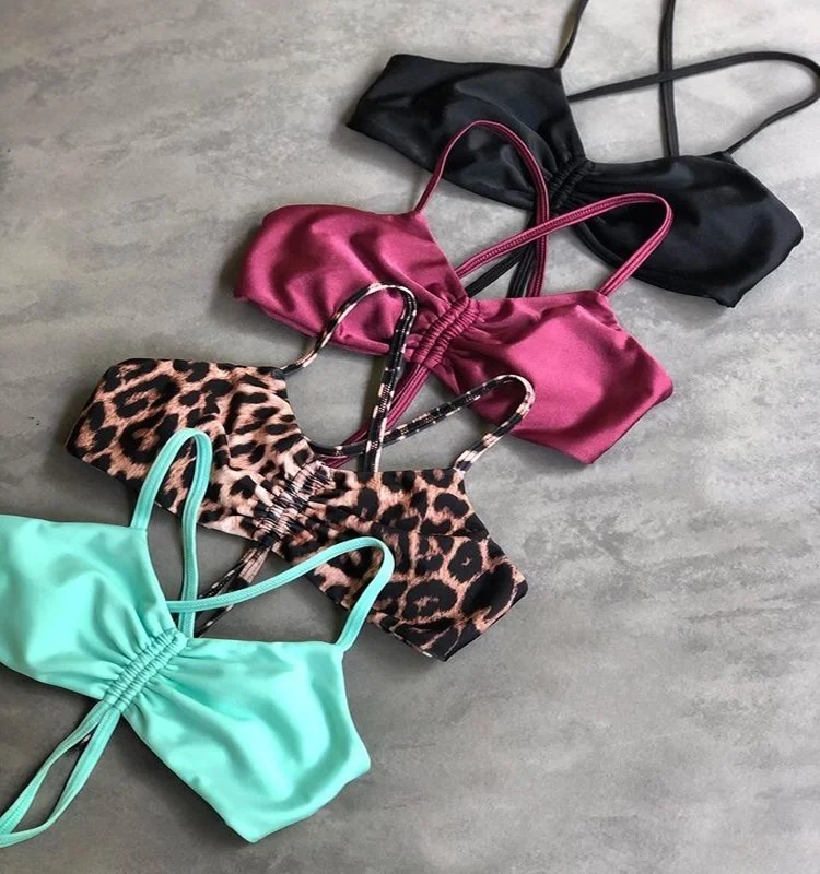 2020 Women Fashion Padded Bra Bikini Set Swimsuit Ladies Solid Bandage Push-up Triangle Swimwear Bathing Suits Biquini Swimwear
2020 Women Fashion Padded Bra Bikini Set Swimsuit Ladies Solid Bandage Push-up Triangle Swimwear Bathing Suits Biquini Swimwear