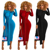 10260NA 2020 Autumn Solid Bandage Long Sleeve Velvet Boutique Clothing Fashion Women Sexy Casual Dresses
10260NA 2020 Autumn Solid Bandage Long Sleeve Velvet Boutique Clothing Fashion Women Sexy Casual Dresses
