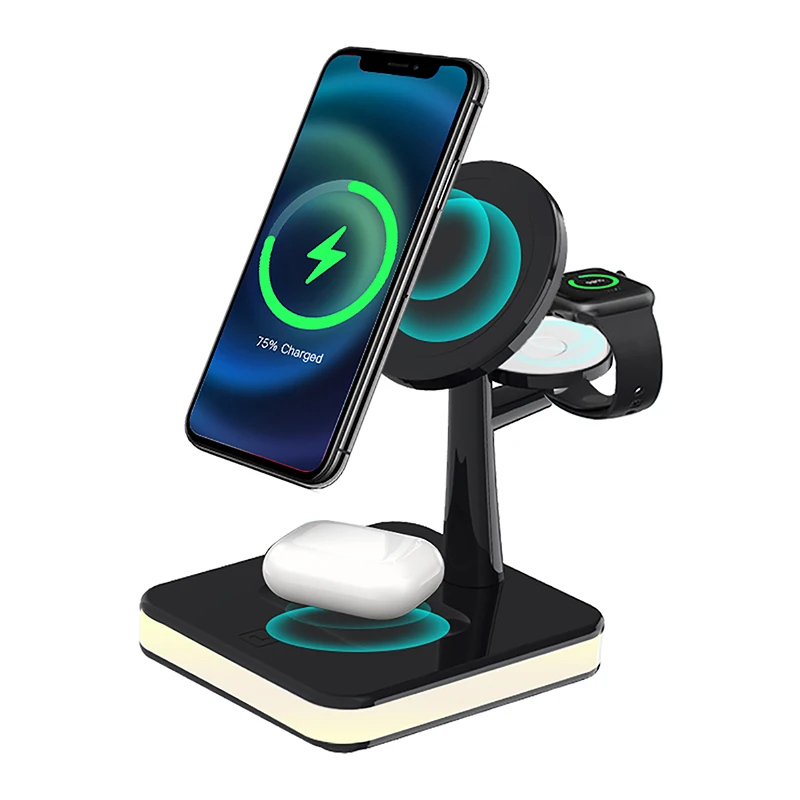 Custom Electronics Multifunctional Smart Zinc Alloy Mobile Phone 4 In 1 Desk Type-C Family Waterproof 4In1 Wireless Charging
Custom Electronics Multifunctional Smart Zinc Alloy Mobile Phone 4 In 1 Desk Type-C Family Waterproof 4In1 Wireless Charging