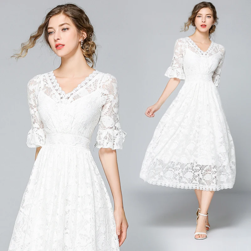 Wholesale 2022 Summer New Fashion French Niche Celebrity White Lace Crochet White Hem Women Dress
Wholesale 2022 Summer New Fashion French Niche Celebrity White Lace Crochet White Hem Women Dress