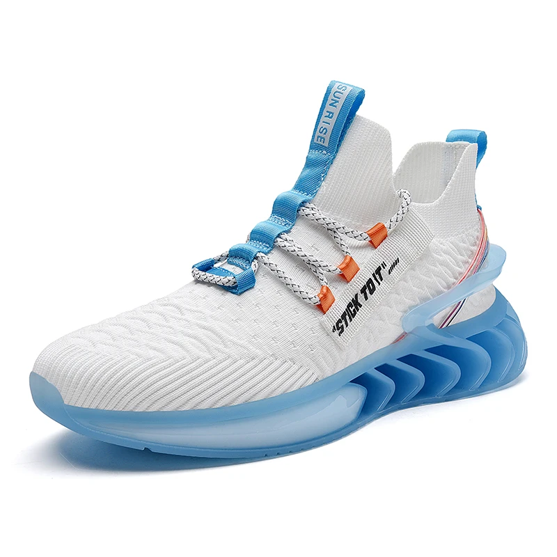 Men's Comfortable Running Walking Shoes Athletic Non-Slip Blade Shoes Fashion Sneakers casual shoes, White+blue/beige+orange/black
Men's Comfortable Running Walking Shoes Athletic Non-Slip Blade Shoes Fashion Sneakers casual shoes, White+blue/beige+orange/black