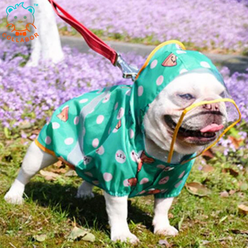 COLLABOR French Bulldog Clothes of Reflective Pet Rain Coat Jacket With Hood Outdoor Waterproof Raincoat For Large Dog, Solid, digital print
COLLABOR French Bulldog Clothes of Reflective Pet Rain Coat Jacket With Hood Outdoor Waterproof Raincoat For Large Dog, Solid, digital print