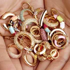 Clip Earrings Clip Earrings Ear Bone Clip Colored Crystal Enamel Earrings For Women
