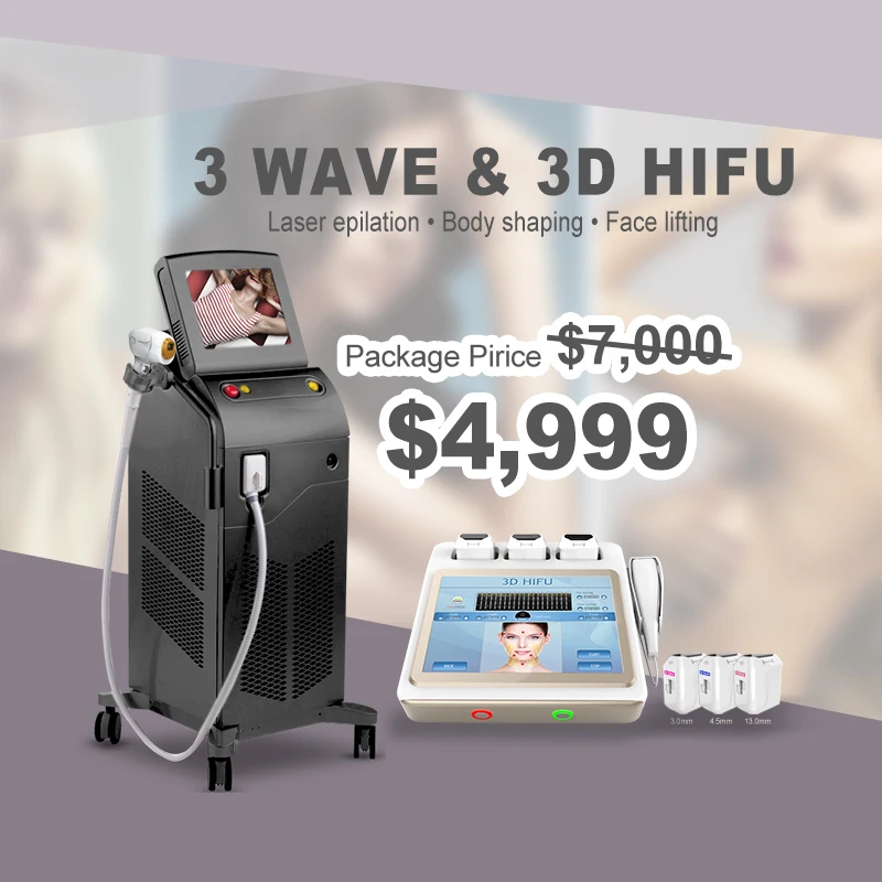 Big Discount 3D Hifu Machine + Titanium Alma Laser Soprano Ice Platinum Hair Removal
Big Discount 3D Hifu Machine + Titanium Alma Laser Soprano Ice Platinum Hair Removal