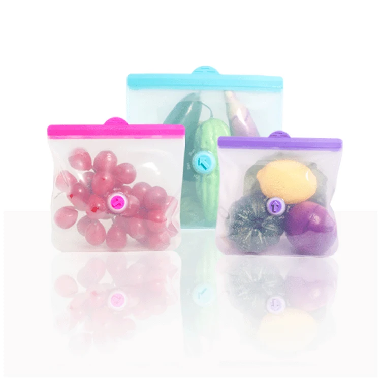 A461 New Design Food Grade Silicone Fresh-keeping Bag Fridge Organizer Vegetable Fruit Packaging Food Storage Freezer Bag
A461 New Design Food Grade Silicone Fresh-keeping Bag Fridge Organizer Vegetable Fruit Packaging Food Storage Freezer Bag
