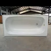common size left drain enameled steel bath for hotel project at low price