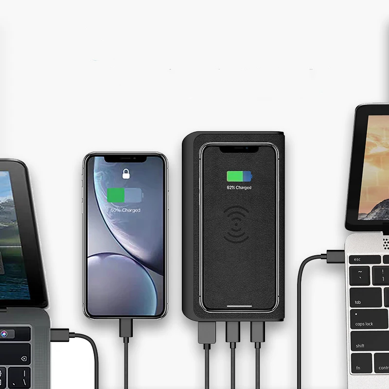Wholesale Low price big capacity LED display portable mobile charger for laptop wireless power bank pd 100w for smartwatch, Customized color
Wholesale Low price big capacity LED display portable mobile charger for laptop wireless power bank pd 100w for smartwatch, Customized color