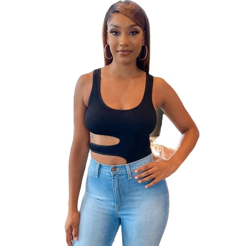 summer hot sale women clothing ribbed tank top solid irregular sexy hollow out backless women's tank tops
summer hot sale women clothing ribbed tank top solid irregular sexy hollow out backless women's tank tops
