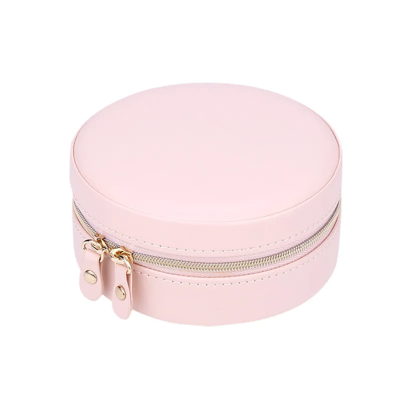 Wholesale PU Leather Round Shape Jewelry Travel Box Organizer Small Ring Necklace Earring Jewelry Case
Wholesale PU Leather Round Shape Jewelry Travel Box Organizer Small Ring Necklace Earring Jewelry Case