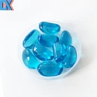 China wholesale colored decorative ruby red glass gems