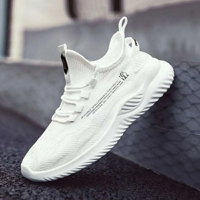 online latest sports running shoes knitting fabric shoes high top sneakers for men, White beige
online latest sports running shoes knitting fabric shoes high top sneakers for men, White beige