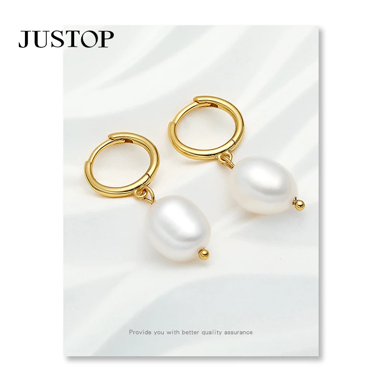 French Retro Freshwater Pearl Ring Earrings Titanium Steel 18k Real Gold Plated Jewelry Earrings
French Retro Freshwater Pearl Ring Earrings Titanium Steel 18k Real Gold Plated Jewelry Earrings