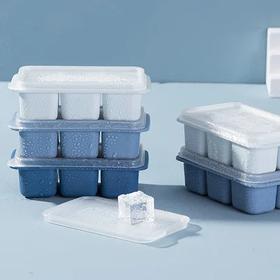 A Good Partner For Drinking In Summer, Homemade Ice Cubes, 6-cell Mini Ice Tray, Three-piece Refrigerator Ice Maker
A Good Partner For Drinking In Summer, Homemade Ice Cubes, 6-cell Mini Ice Tray, Three-piece Refrigerator Ice Maker