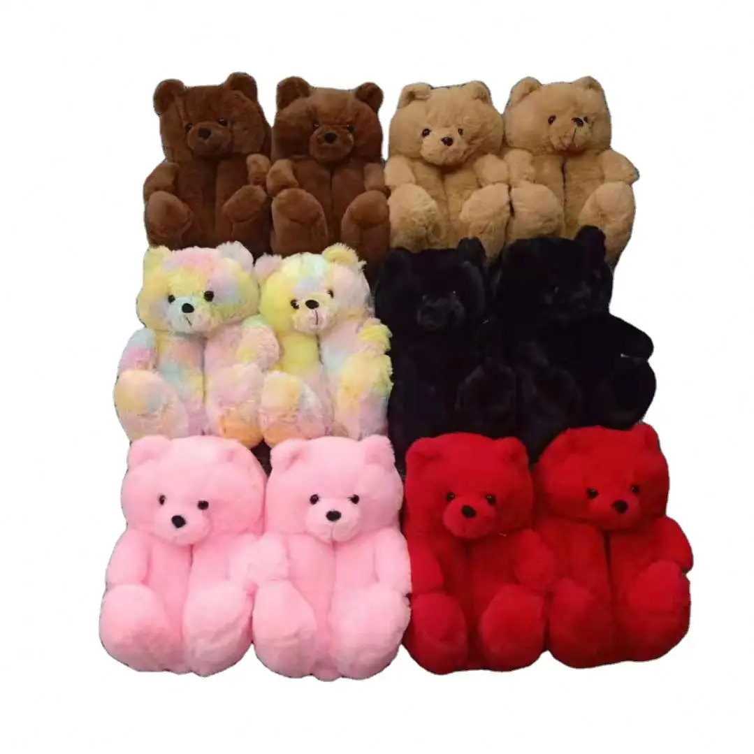 Hot Sale teddy bear slipper Women's Warm Cotton Soft plush lovely animals plush slipper indoor warm winter slipper for girls
Hot Sale teddy bear slipper Women's Warm Cotton Soft plush lovely animals plush slipper indoor warm winter slipper for girls