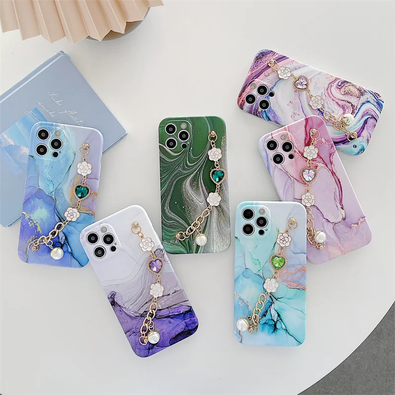 Luxury Bracelet Matte Marble Case for iphone 11 pro 12pro max 7 8 plus xs max xr Cover Phone Case with Chain
Luxury Bracelet Matte Marble Case for iphone 11 pro 12pro max 7 8 plus xs max xr Cover Phone Case with Chain