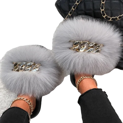 2021 New Trending Fox Sandals Furry Slippers Fluffy Flip Flops Diamond Chain Fur Slides For Women, Multi color
2021 New Trending Fox Sandals Furry Slippers Fluffy Flip Flops Diamond Chain Fur Slides For Women, Multi color